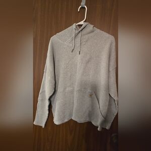 Carhartt Gray Waffle Knit Hoodie